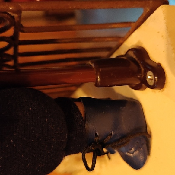 Vintage  small doll with  dog and bird  house - Picture 6 of 9